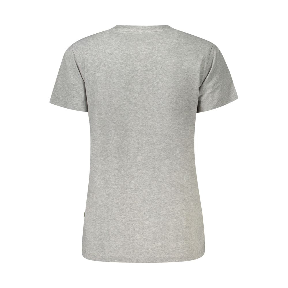 Guss Jeans Grigio Cotton T-Shirt da donna