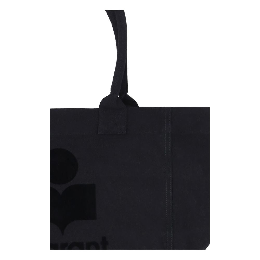Sac porté épaule Isabel Marant en coton noir