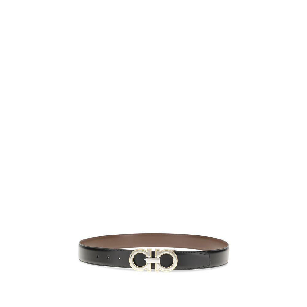 Cintura Regular Ferragamo in Pelle di Vitello Multicolore Bos Taurus