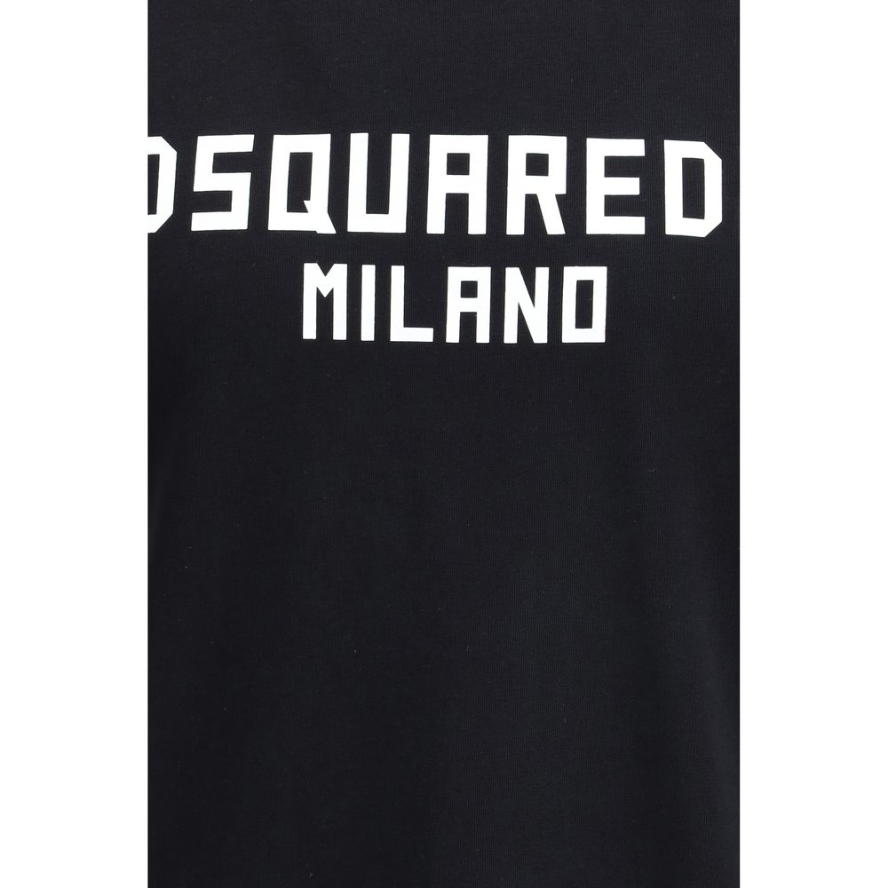 Dsquared² Black Cotton T-Shirt