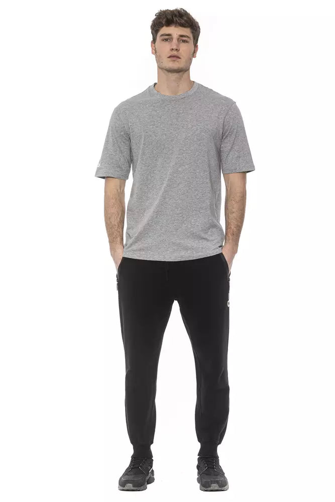 Maglietta da uomo in cotone grigio Tond