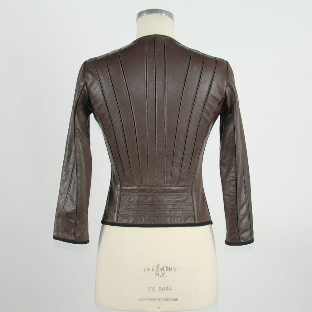 Giacca da Donna Emilio Romanelli in Pelle Marrone
