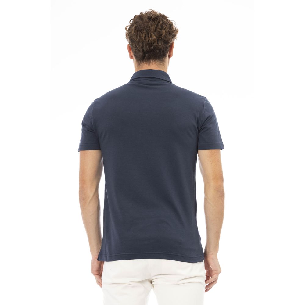 Polo da uomo Baldinini Trend in cotone blu