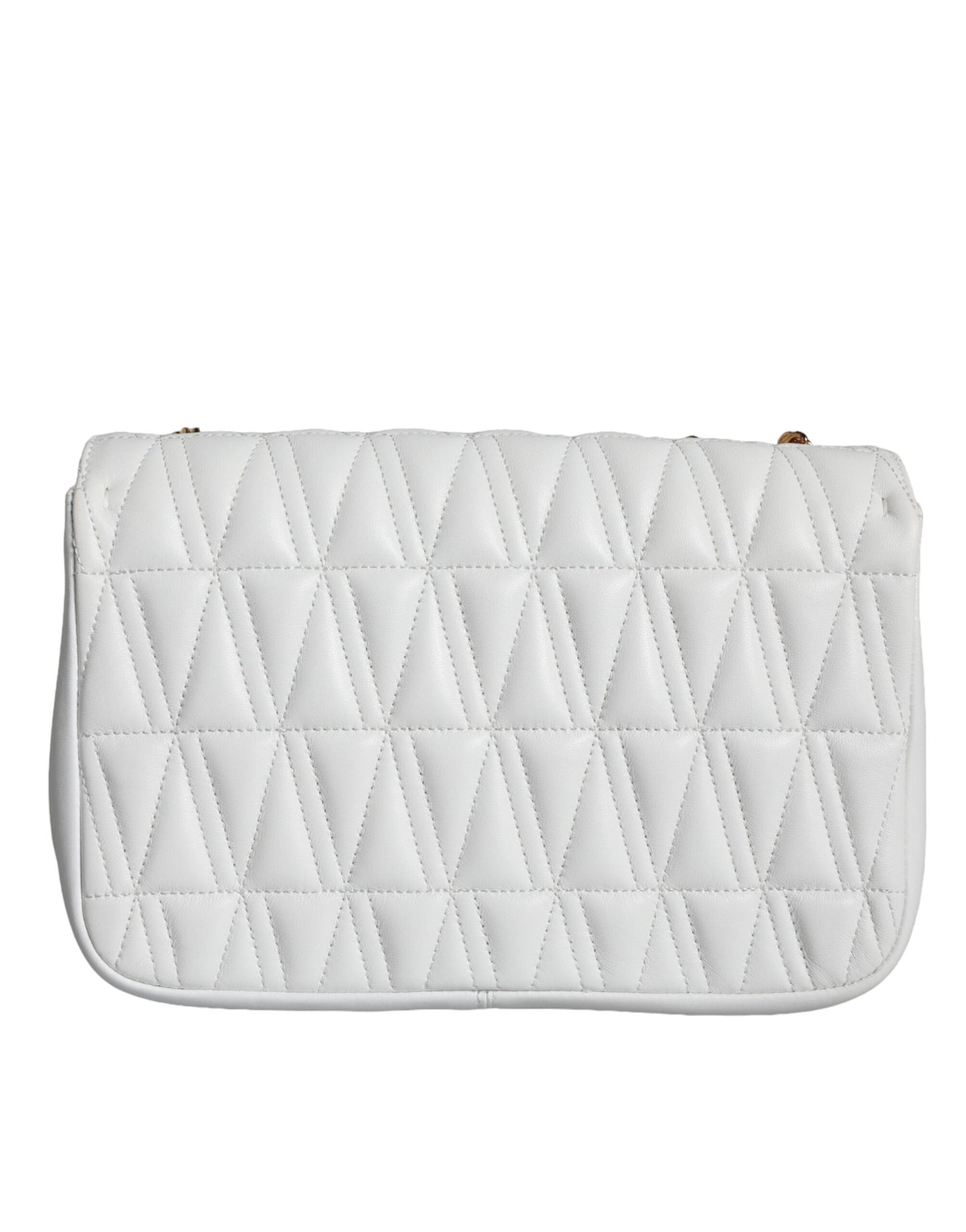 Sac bandoulière Versace Mini en cuir nappa blanc