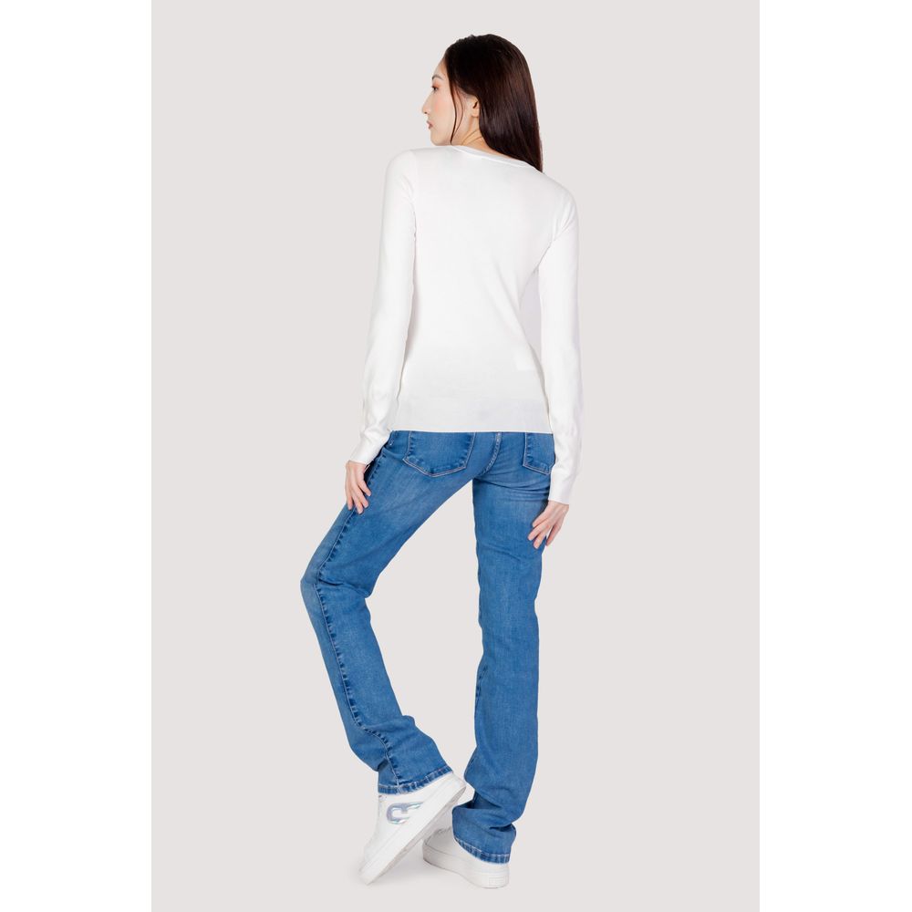 Felpa in cotone bianco Guss