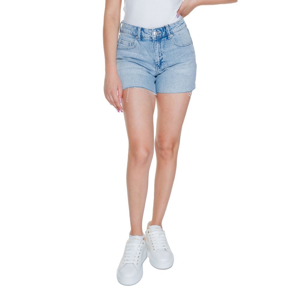 Pantaloncini in cotone azzurro Vero Moda