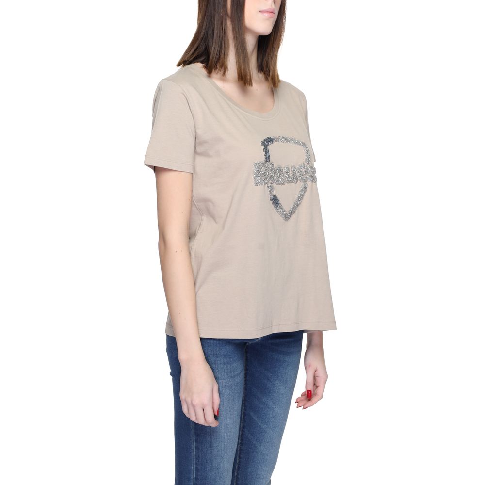 T-shirt en coton beige Blauer