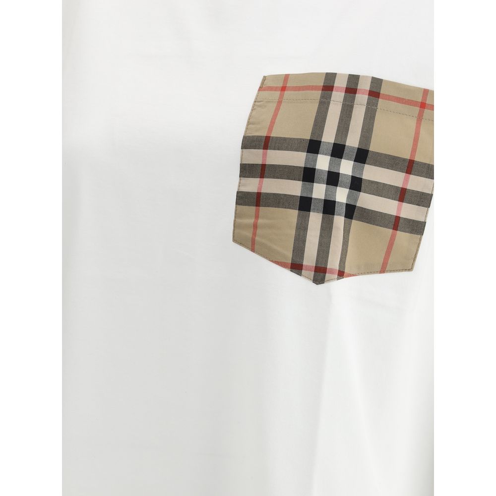 T-Shirt Burberry in Cotone Bianco