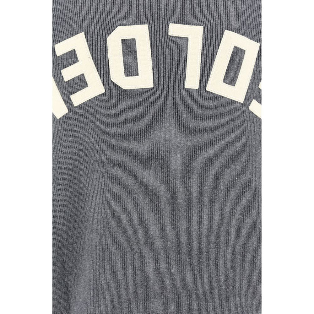 Cardigan Golden Goose grigio in cotone