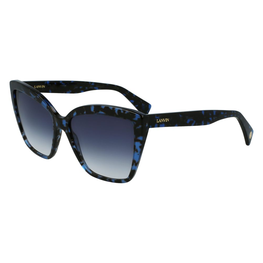 Occhiali da sole Lanvin in acetato blu
