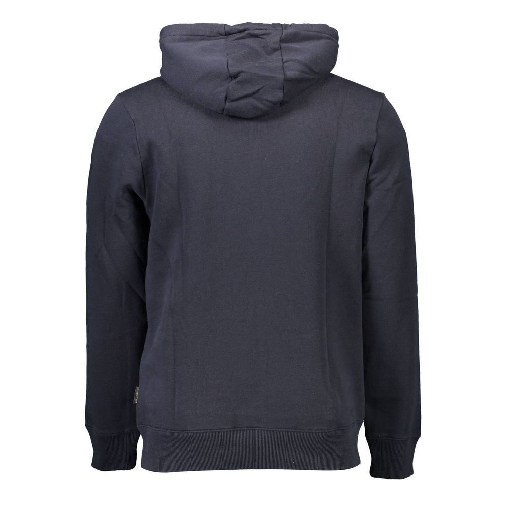 Sweat à capuche Napapijri bleu en coton pour homme