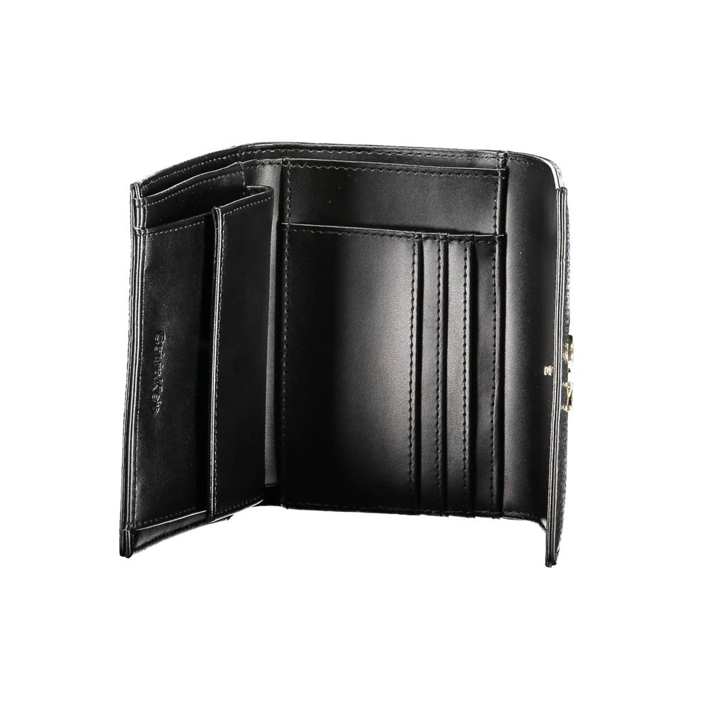 Portafoglio da donna Calvin Klein in poliuretano nero