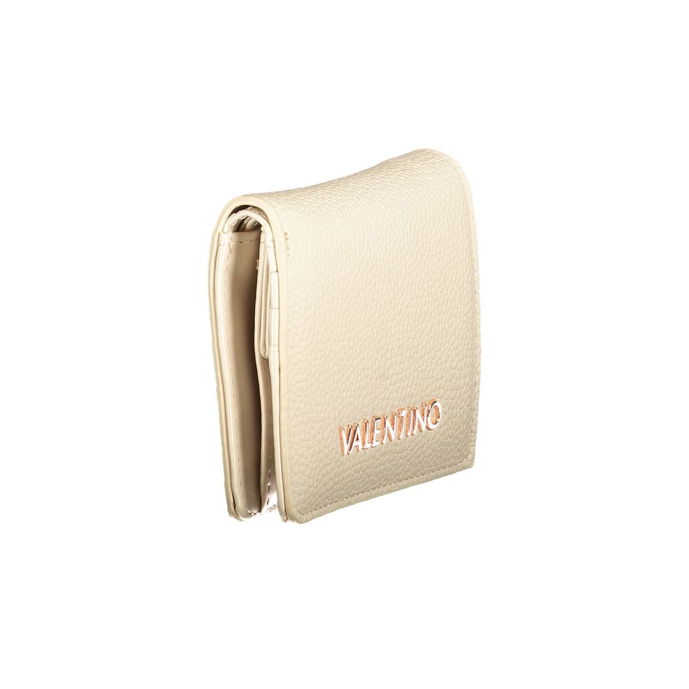 Portefeuille femme Mario Valentino beige en polyuréthane