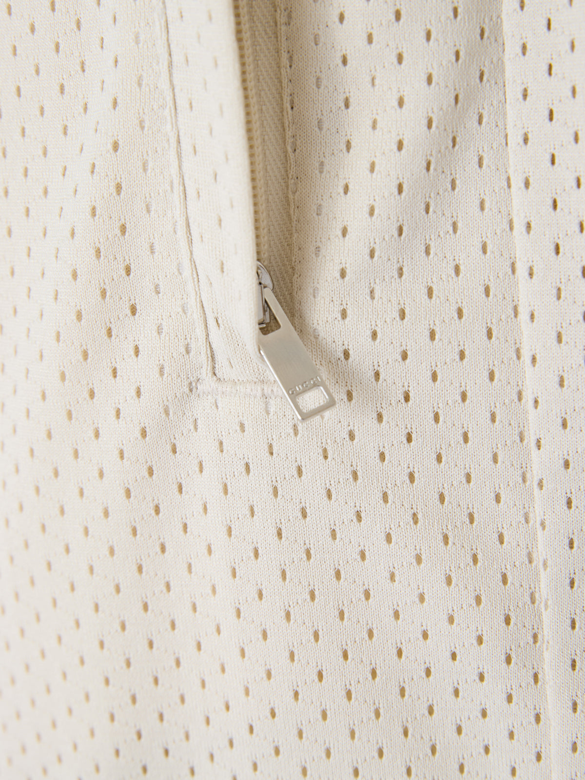 Short Gucci crème en polyester avec logo