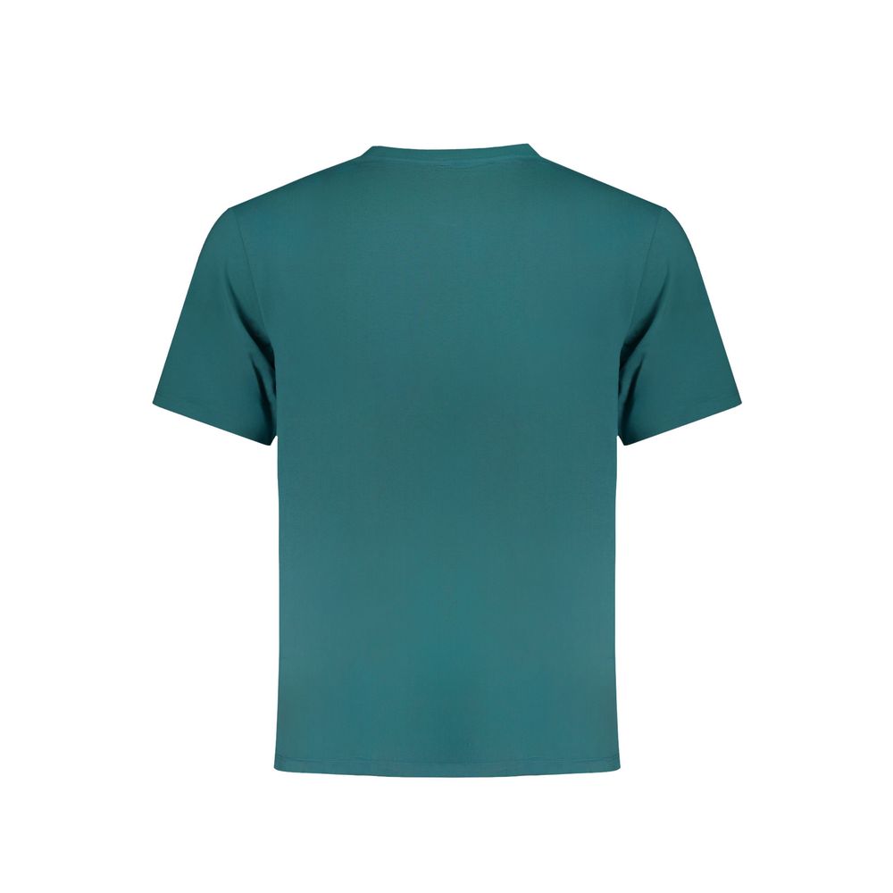 T-shirt da uomo in cotone verde Wrangler