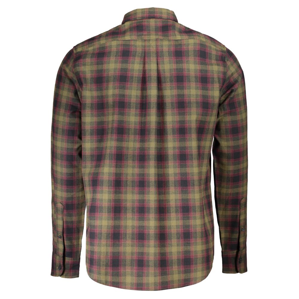 Chemise Timberland Verte en Coton pour Homme