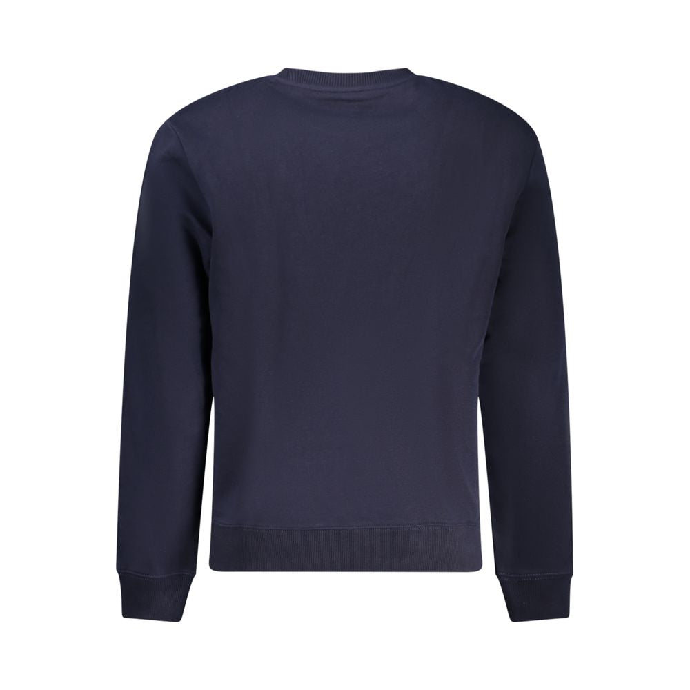 Felpa da uomo in cotone blu Napapijri