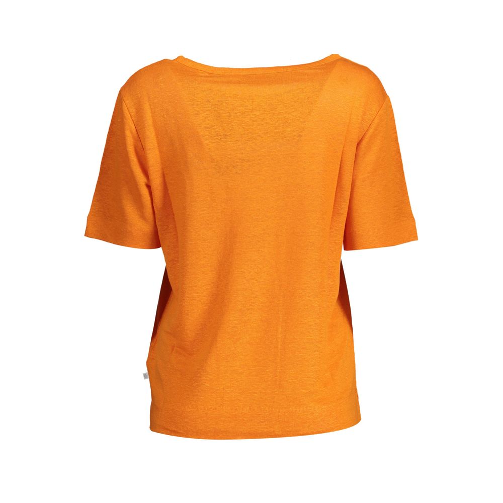Gant Arancione Lin T-Shirt Femme
