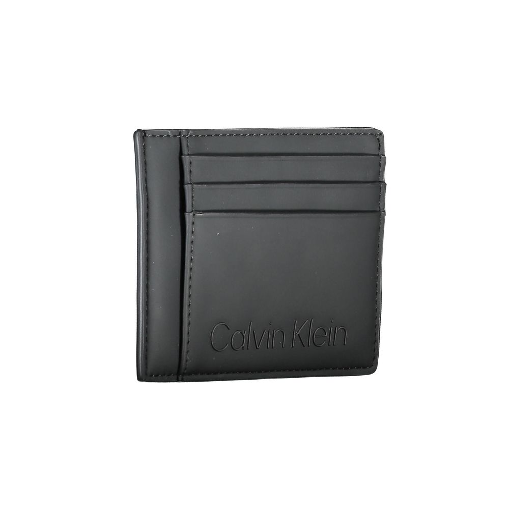 Portacarte da uomo Calvin Klein Nero in poliuretano