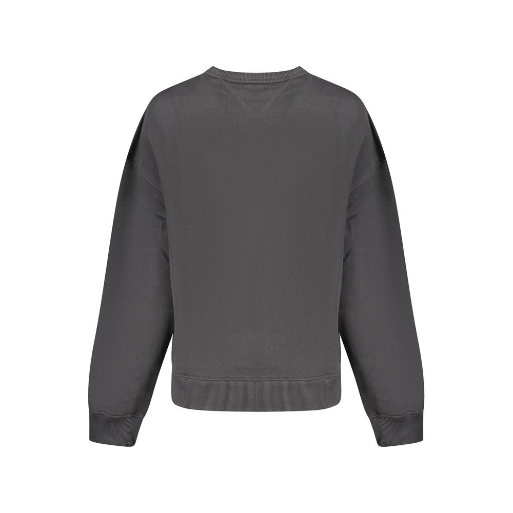 Tommy Hilfiger Felpa Donna in Cotone Nera