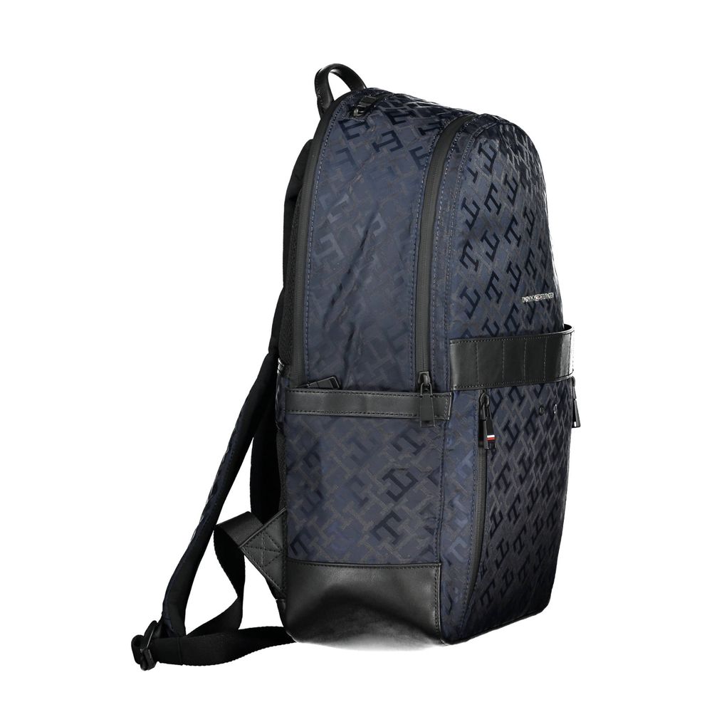 Zaino da uomo Tommy Hilfiger in poliestere blu