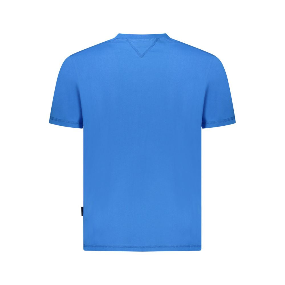 T-shirt da uomo in cotone blu Napapijri
