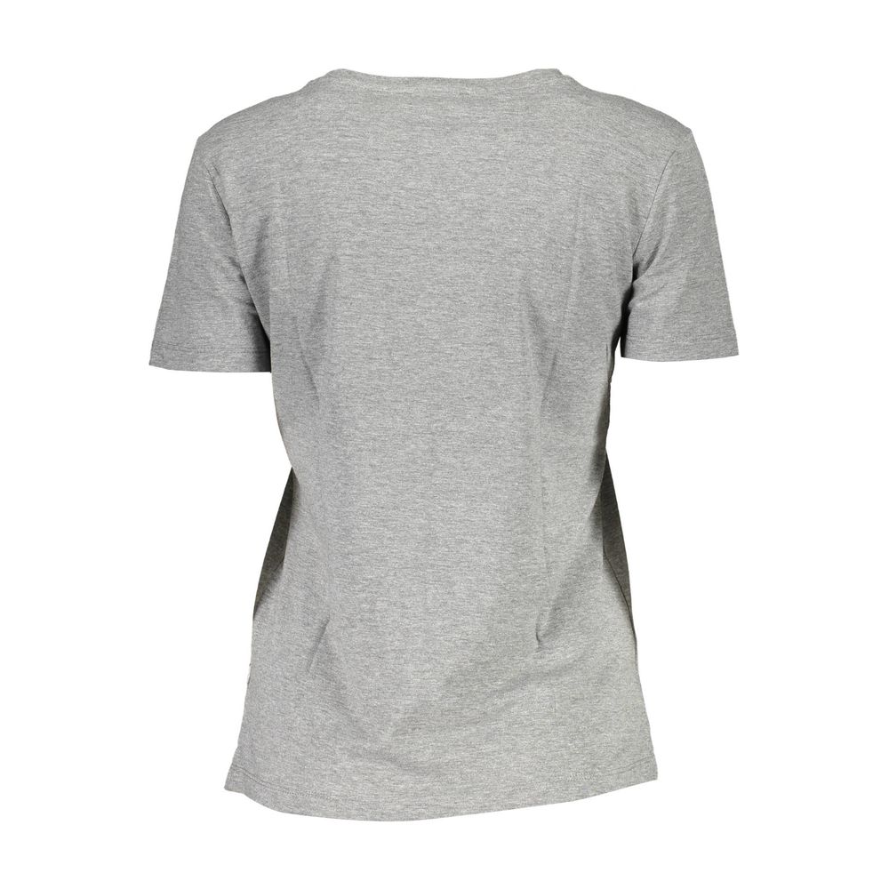Maglietta da donna in cotone grigio Guss Jeans