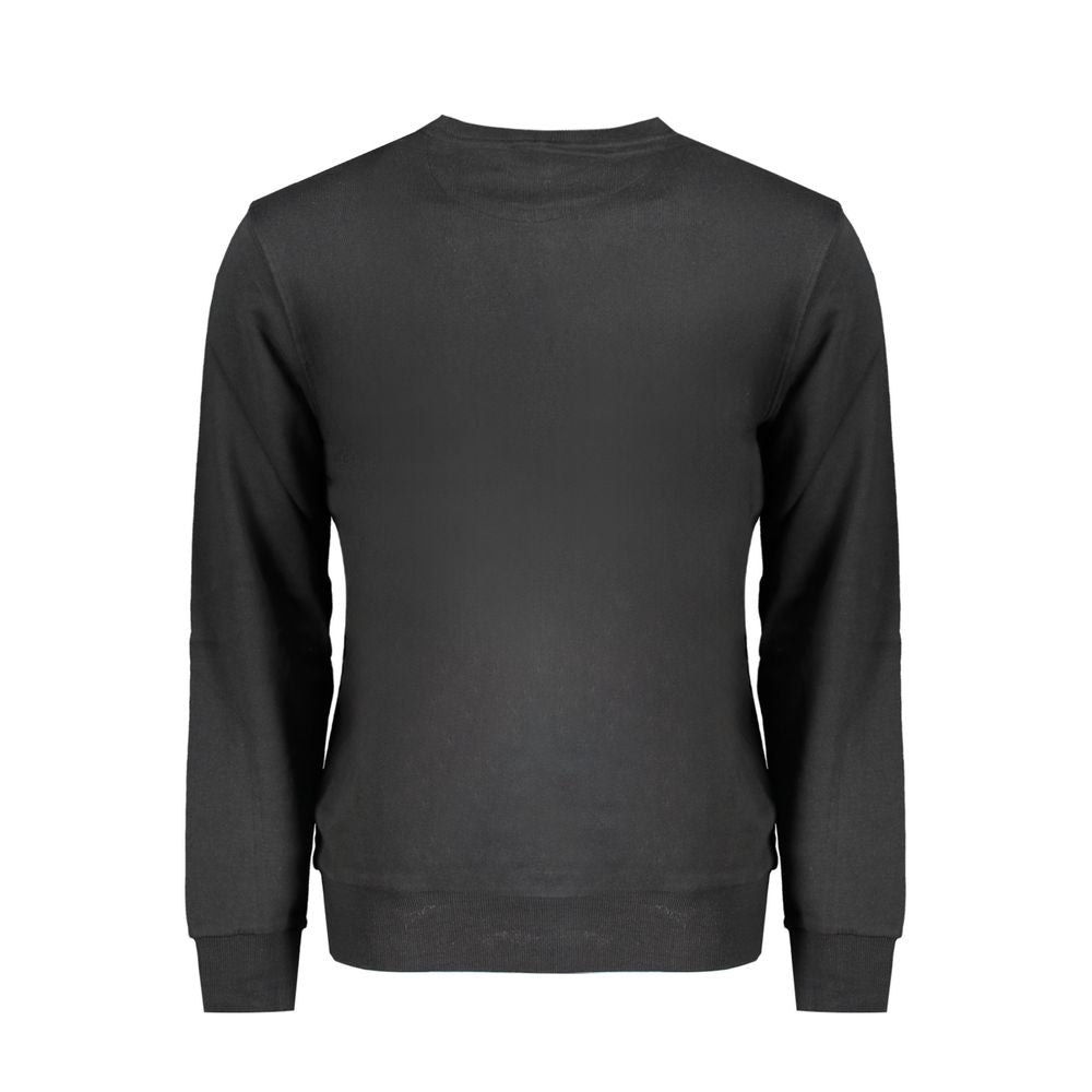 Felpa da uomo in cotone nero North Sails