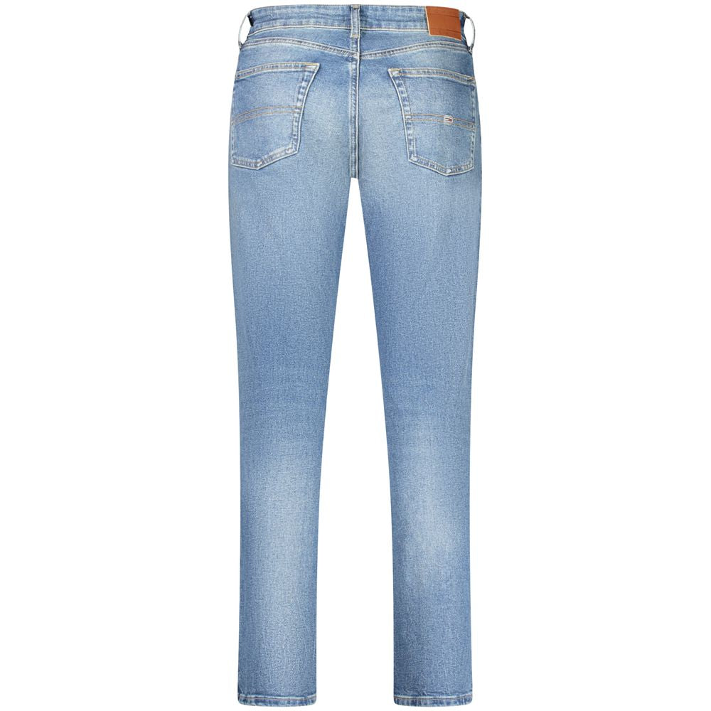 Jeans da uomo in cotone blu Tommy Hilfiger