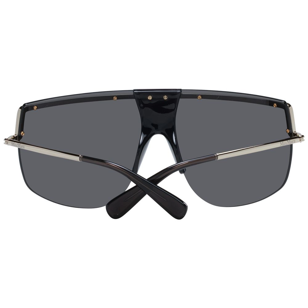 Lunettes de soleil Max Mara en métal doré