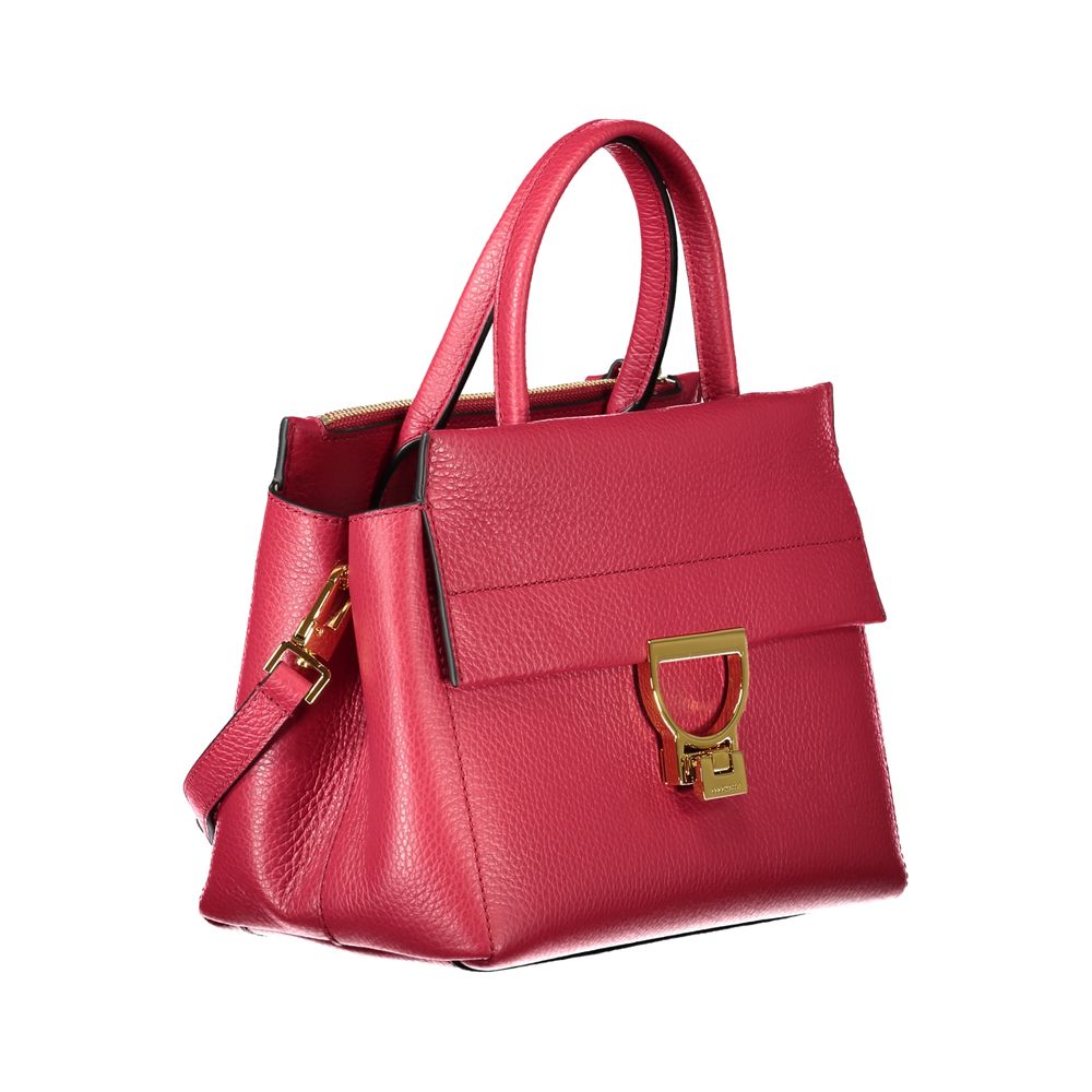 Borsa a mano da donna in pelle rossa Coccinelle