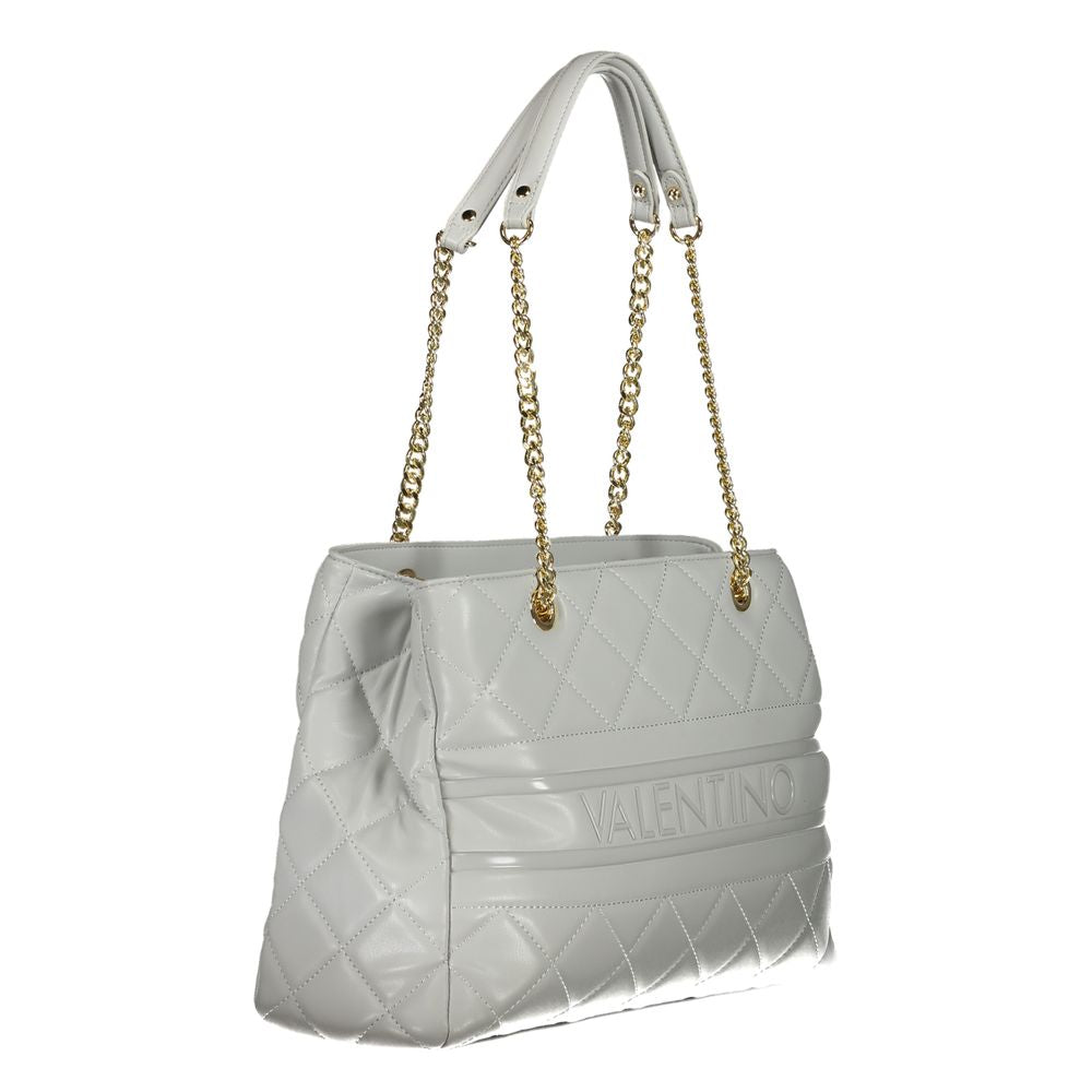 Borsa a mano da donna Mario Valentino Grigio in poliuretano