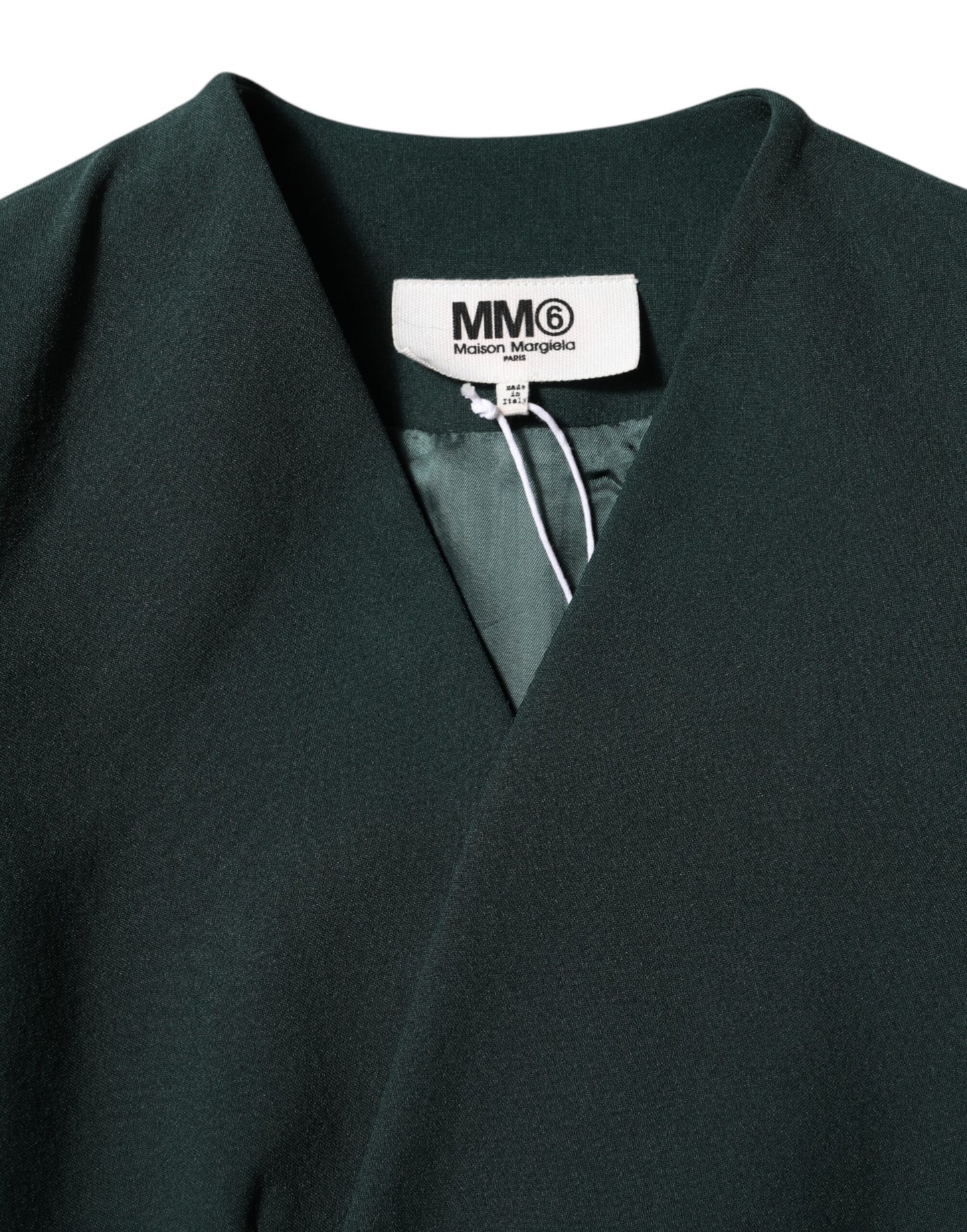 Manteau vert à un bouton Maison Margiela