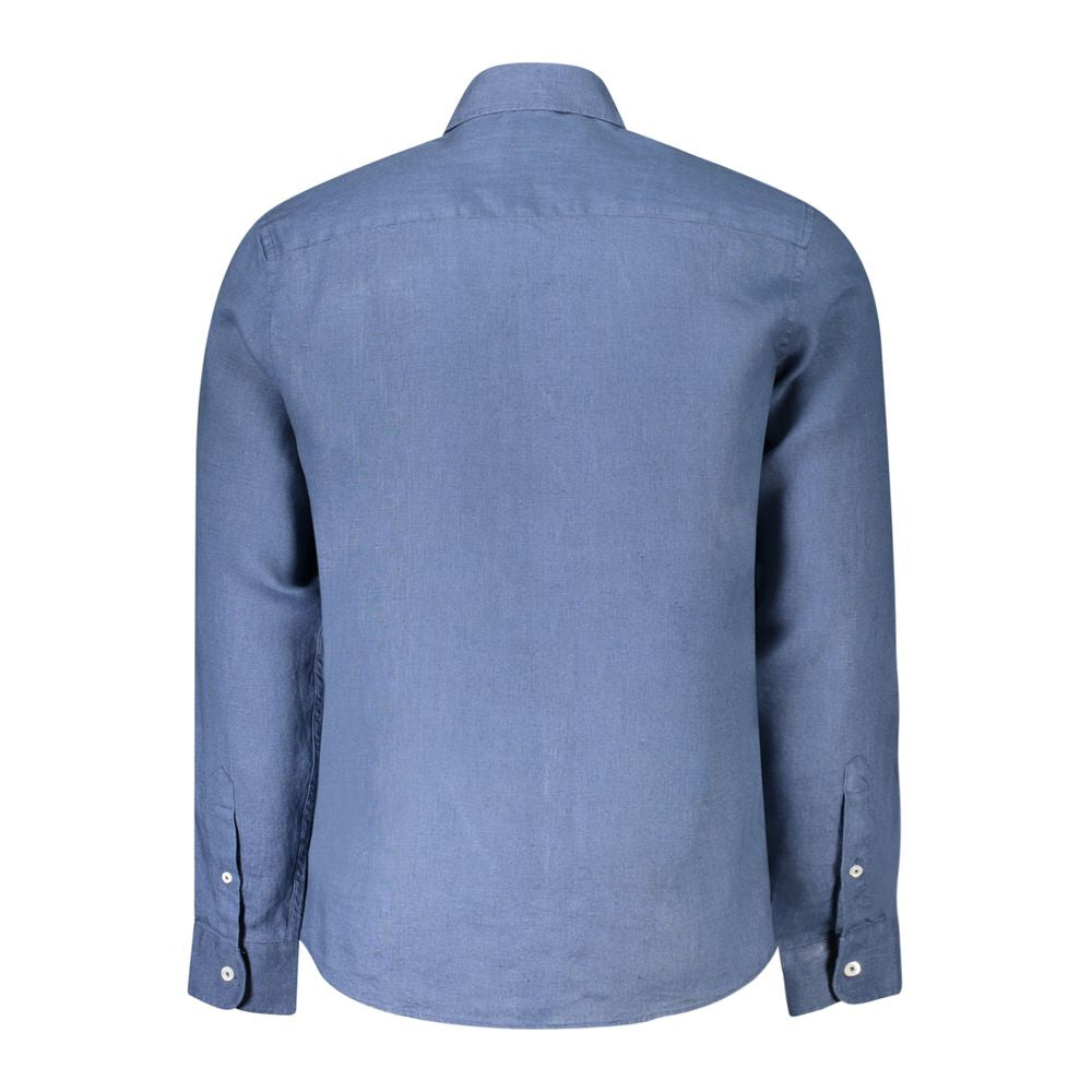 Chemise homme en lin bleu North Sails