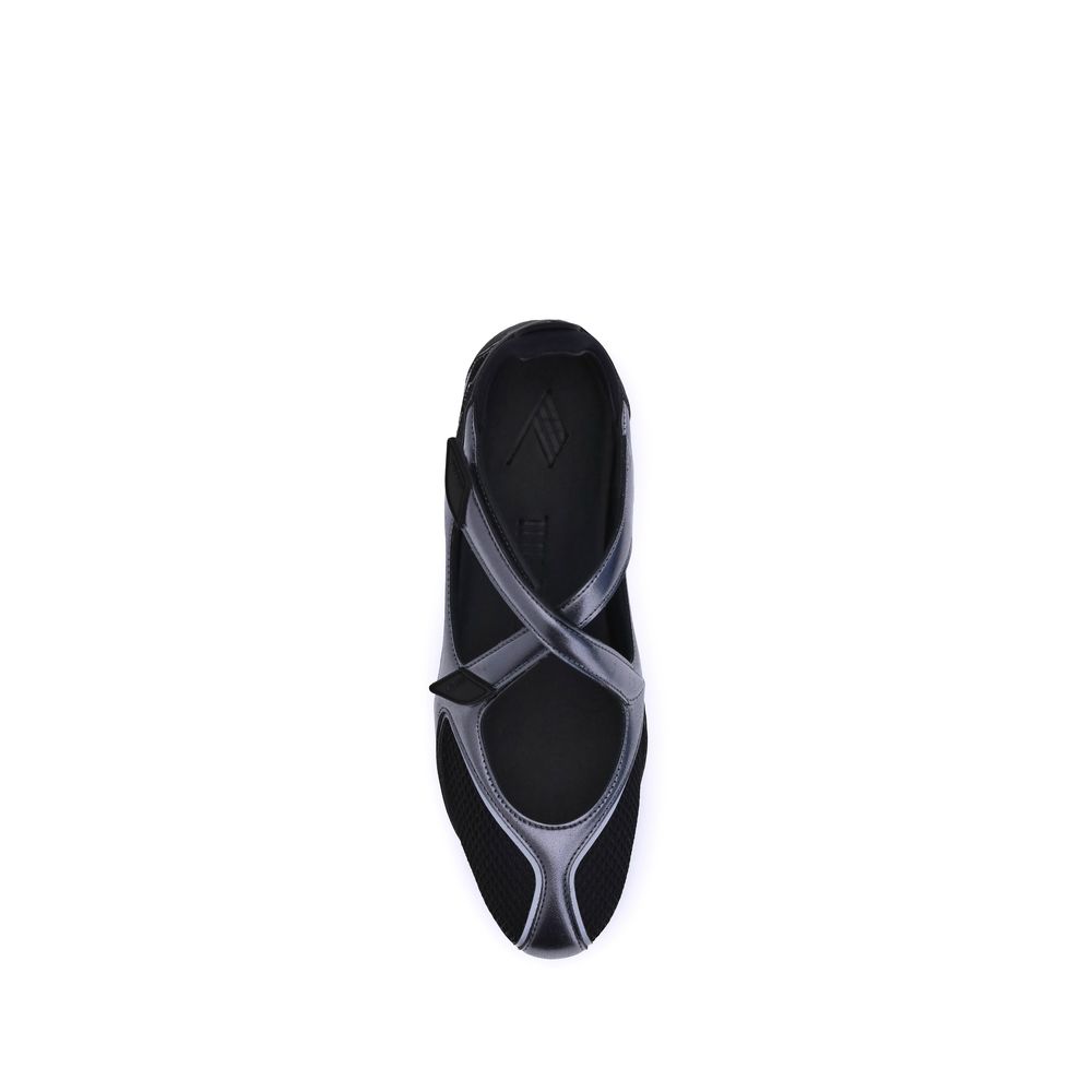 Ballerine Attico in polietilene nero