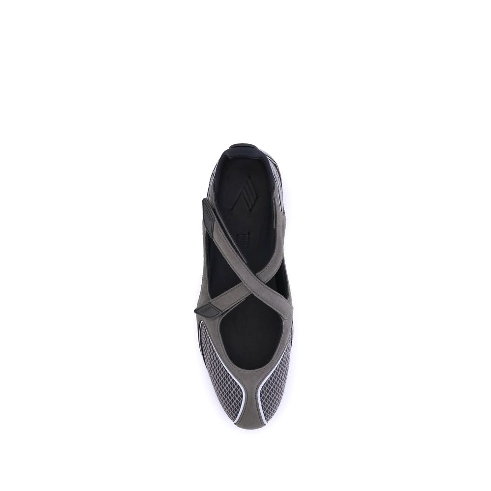 Ballerine Attico in polietilene grigio