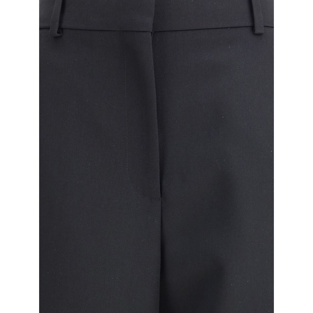 Pantaloni eleganti Givenchy neri in lana
