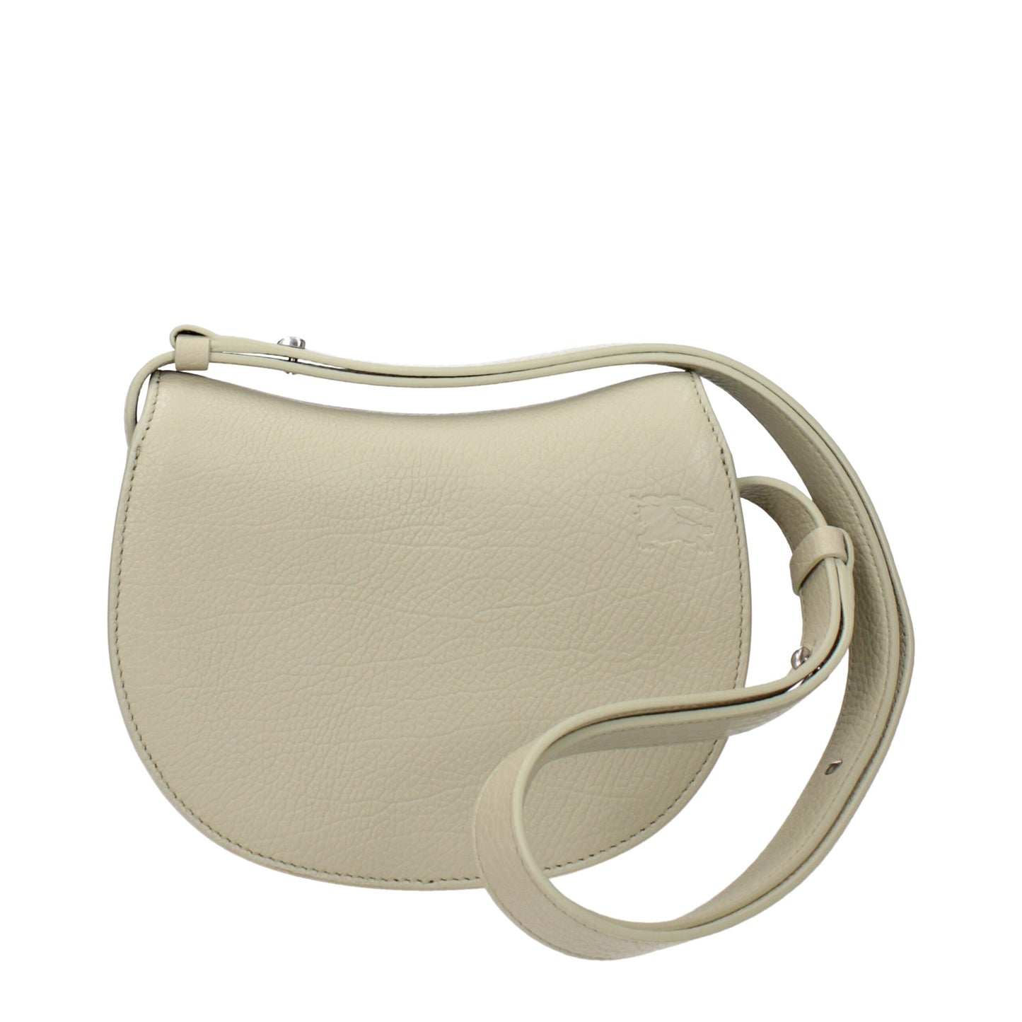Borsa a tracolla in pelle verde Burberry