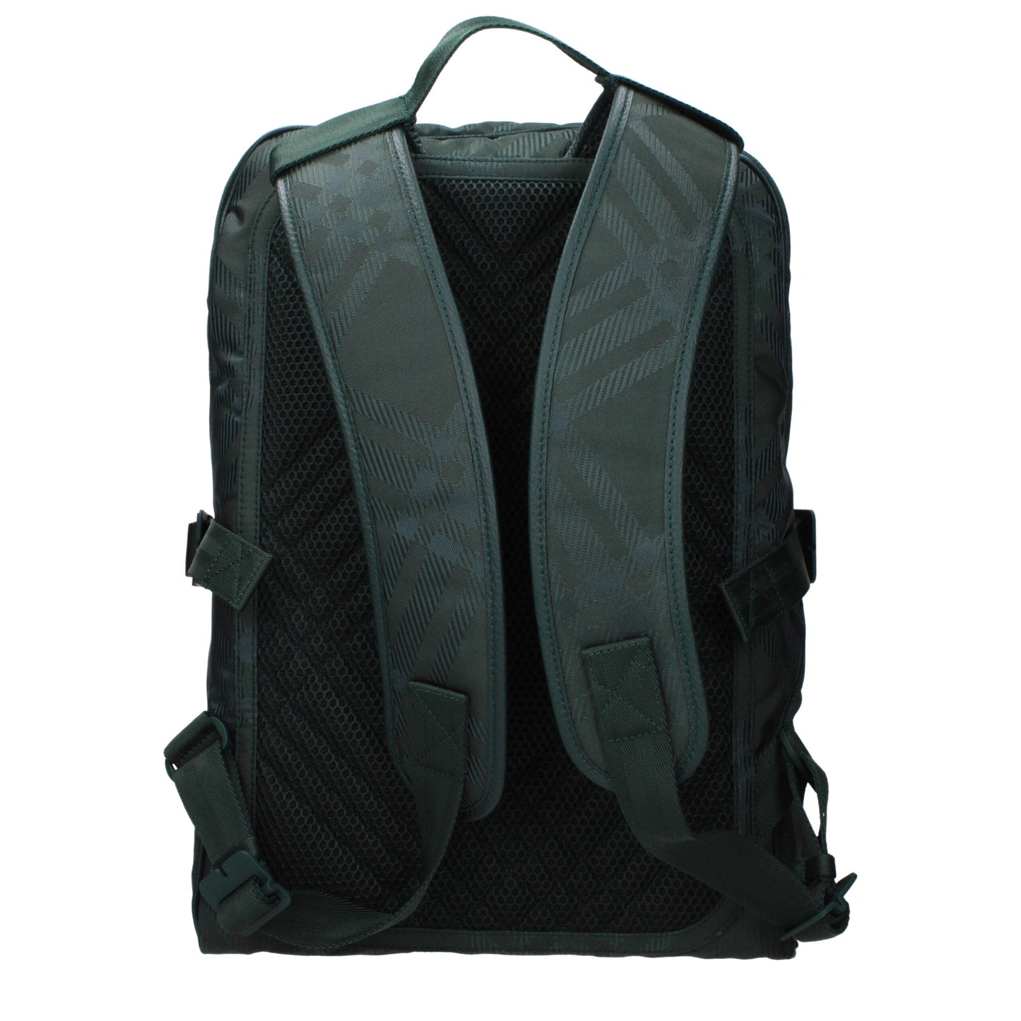 Zaino in tessuto verde Burberry