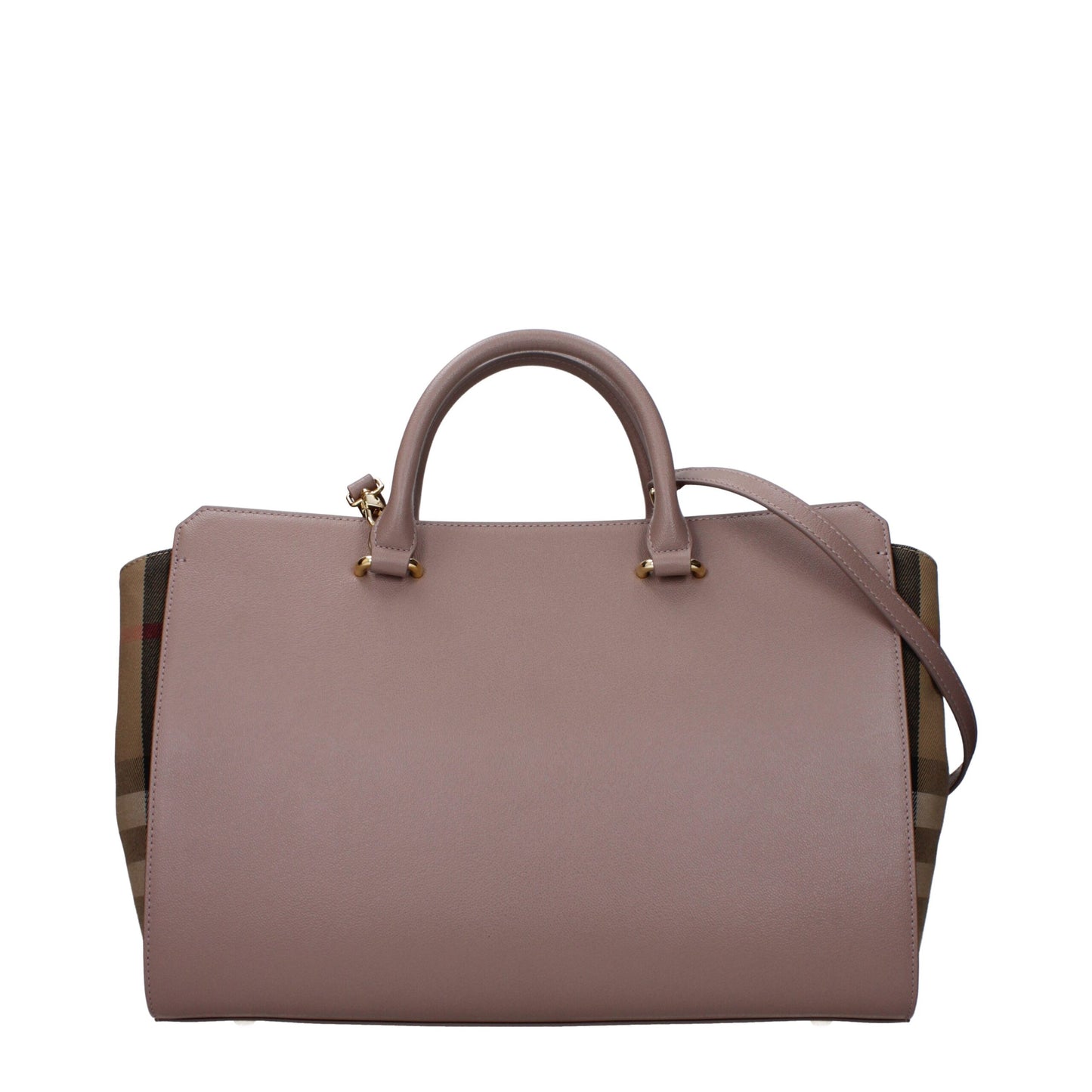 Sac à main Burberry en cuir gris