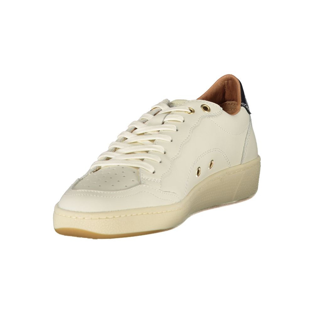 Baskets Blauer en cuir blanc pour femmes