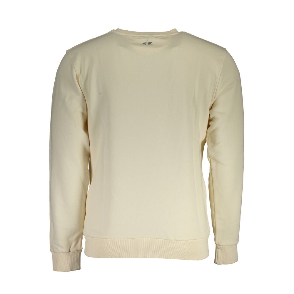 Sweat-shirt en coton pour hommes La Martina Bianco