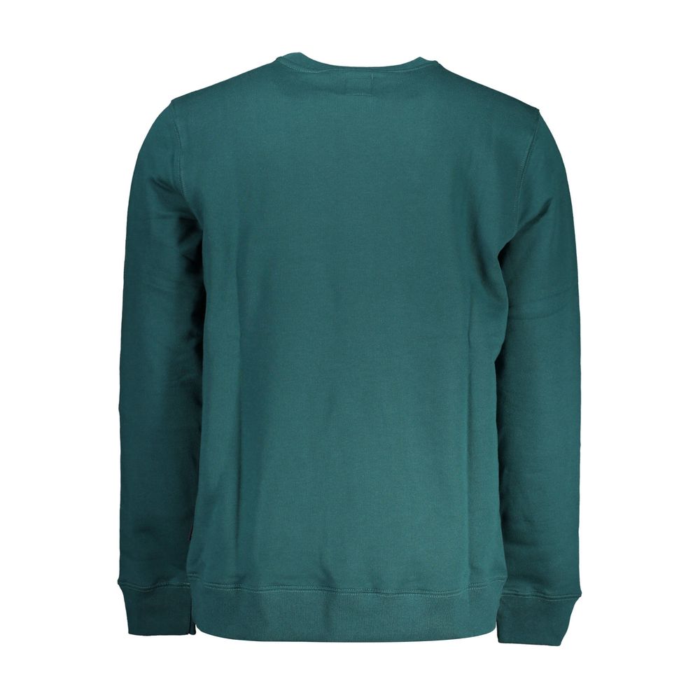 Felpa da uomo in cotone verde Vans
