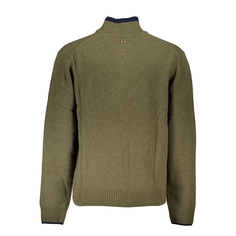 Maglione da uomo in tessuto Napapijri Verde