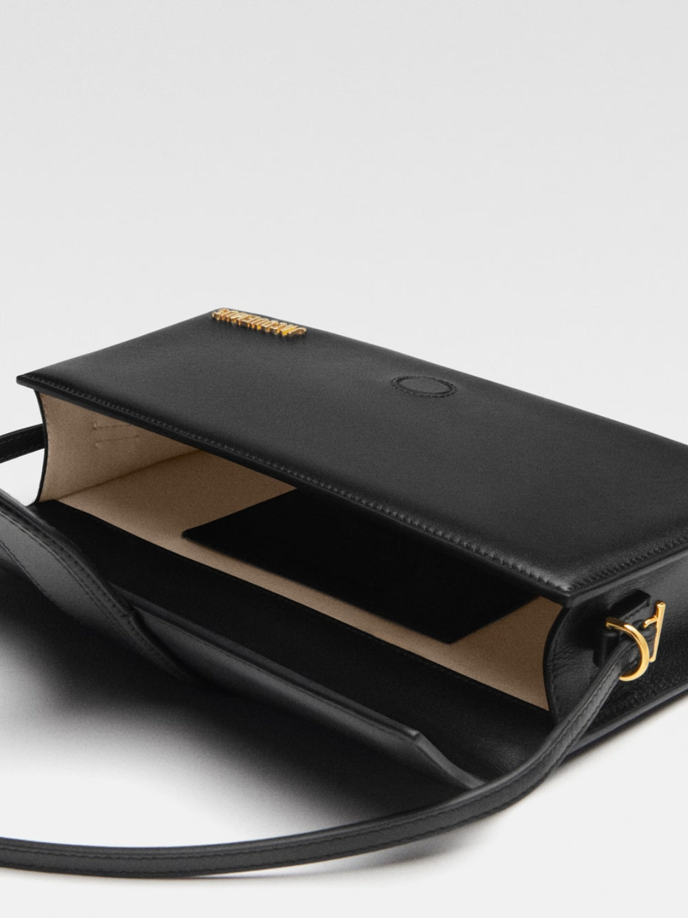 Jacquemus Borsa Le Bambino Long in pelle nera