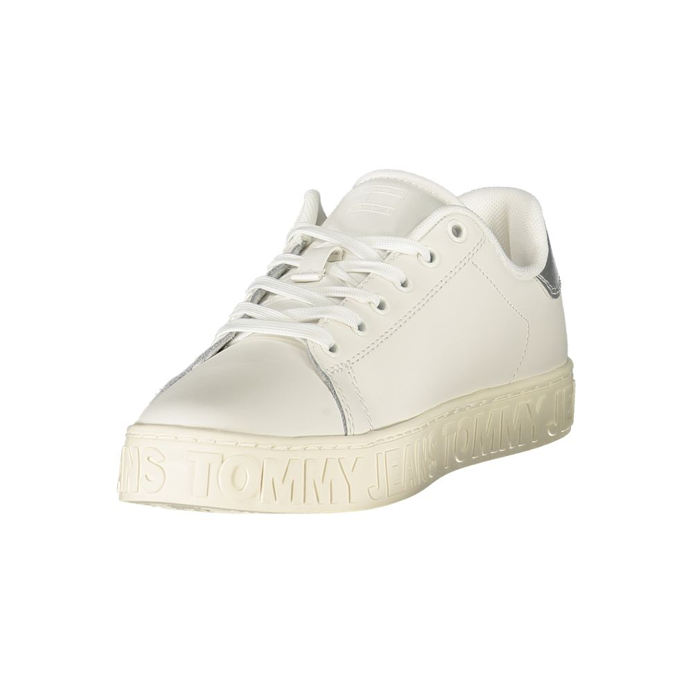 Baskets Tommy Hilfiger Bianco en polyuréthane pour femmes