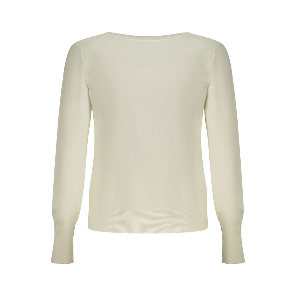 Gilet Guess Jeans Bianco Viscosa pour femme