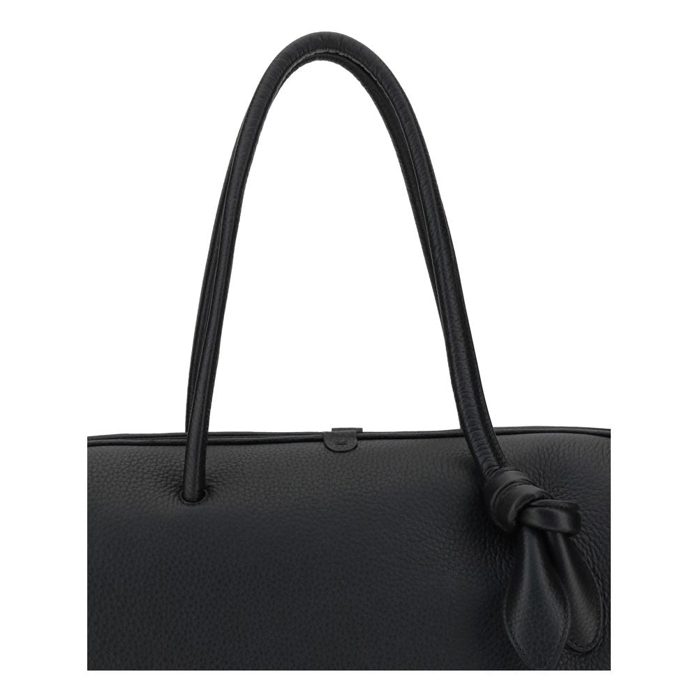 Borsa Jacquemus in pelle di vitello nera Bos Taurus