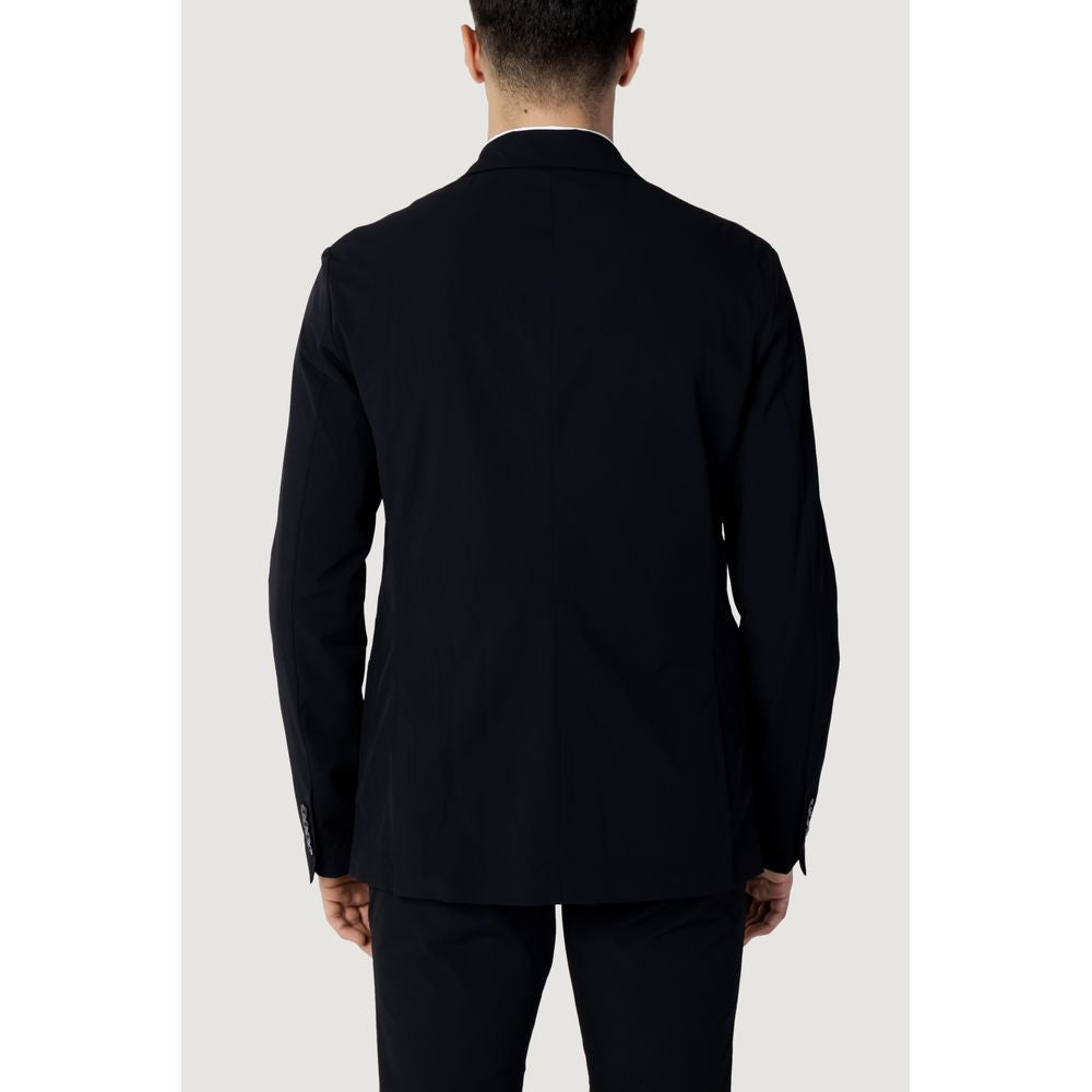 Blazer Armani Exchange in cotone blu