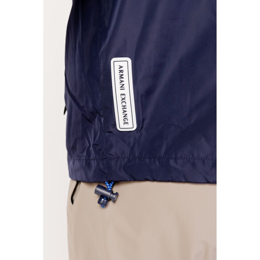 Giacca in poliestere blu Armani Exchange